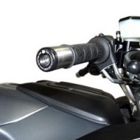 Závaží R&G Racing do řidítek pro motocykly KAWASAKI ZZR 1400, ZX-7R, Z1000 & GTR1400, černá (pár)